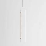 Link Vertical Pendant - White Oak / White