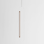 Link Vertical Pendant - Walnut / White