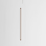Link Vertical Pendant - Walnut / White
