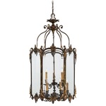 Signature N2335 Pendant - Antique Bronze Patina / Clear