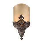 Signature N2491 Wall Light - Aged Bronze / Double French Scavo