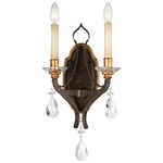 Chateau Nobles Wall Light - Raven Bronze / Clear