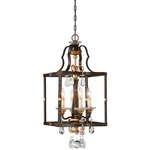 Chateau Nobles Pendant - Raven Bronze / Clear