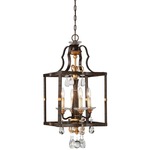 Chateau Nobles Pendant - Raven Bronze / Clear