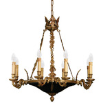 Metropolitan N850 Chandelier - Dove Gold / Black