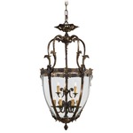 Signature N9201 Pendant - Antique Bronze Patina / Clear