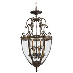 Signature N9204 Pendant - Antique Bronze Patina / Clear