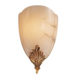 Signature N950443 Wall Light - French Gold / Alabaster