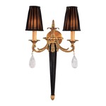 Signature N950492 Wall Light - French Gold / Black