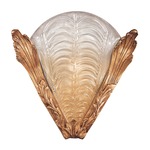 Signature N950496 Wall Light - French Gold / White Glass