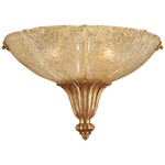 Signature N950730 Wall Light - French Gold / White Glass