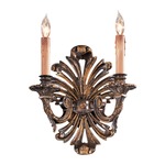 Signature N952010 Wall Light - Oxide French Gold / Clear