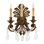 Signature N952013 Wall Light - Oxide Brass / Crystal