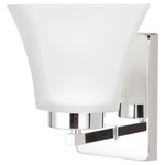 Bayfield Wall Sconce - Chrome / Satin Etched