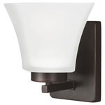 Bayfield Wall Sconce - Bronze / Satin Etched