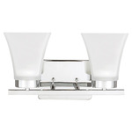 Bayfield Bathroom Vanity Light - Chrome / Satin Etched