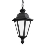 Brentwood Outdoor Pendant - Black / White
