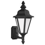 Brentwood Outdoor Wall Sconce - Black / White