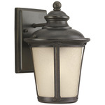Cape May Outdoor Wall Sconce - Burled Iron / Light Amber