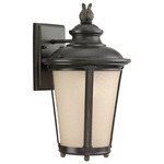 Cape May Outdoor Wall Sconce - Burled Iron / Light Amber