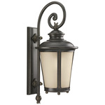 Cape May Outdoor Wall Sconce - Burled Iron / Light Amber