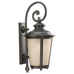 Cape May Outdoor Wall Sconce - Burled Iron / Light Amber