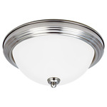 Geary Ceiling Light Fixture - Brushed Nickel / Satin Etched