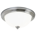 Geary Ceiling Light Fixture - Brushed Nickel / Satin Etched