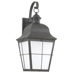 Chatham Outdoor Wall Light - Oxidized Bronze / White
