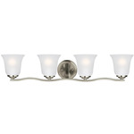 Emmons Bathroom Vanity Light - Brushed Nickel / Satin Etched