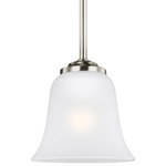 Emmons Mini Pendant - Brushed Nickel / Satin Etched