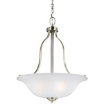 Emmons Pendant - Brushed Nickel / Satin Etched
