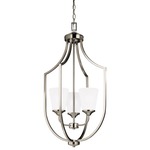 Hanford Pendant - Brushed Nickel / Satin Etched