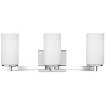 Hettinger Bathroom Vanity Light - Chrome / Etched White