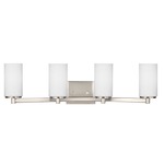 Hettinger Bathroom Vanity Light - Brushed Nickel / Etched White