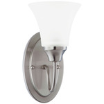 Holman Wall Sconce - Brushed Nickel / Satin Etched