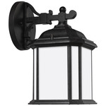 Kent Outdoor Wall Lantern - Oxford Bronze / Satin Etched