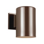 Cylinder Outdoor Wall Sconce - Bronze