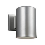 Cylinder Outdoor Wall Sconce - Brushed Nickel