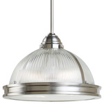 Pratt Street Prismatic Pendant - Brushed Nickel / Prismatic