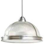 Pratt Street Prismatic Pendant - Brushed Nickel / Prismatic