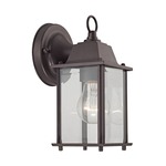 9231 Essentials Outdoor Wall Light - Oil Rubbed Bronze / Clear