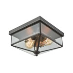 Lankford Outdoor Ceiling Light - Oil Rubbed Bronze / Clear