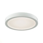 Titan LED Flush Mount - White / White