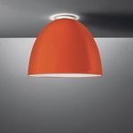 Nur Gloss Ceiling Light - Orange