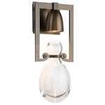 Apothecary Wall Sconce - Dark Smoke / Clear