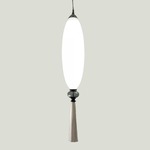 Calliope N3 Pendant - Frost White / Smoky Grey