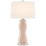 Ondine Table Lamp - Blush Patina / Off White