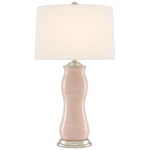 Ondine Table Lamp - Blush Patina / Off White
