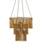 Mantra Chandelier - Gold Leaf